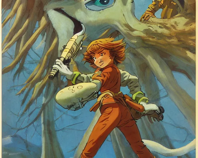 Prompt: the art of nausicaa, high resolution