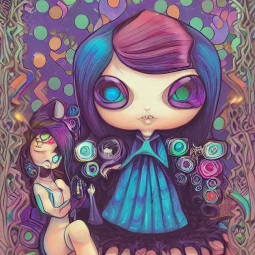 Prompt: lonely goth nerd sitting in cluttered room alone, by jeremiah ketner, aesthetic!!!, detailed, realistic, hyper realism, small details, goth aesthetic,