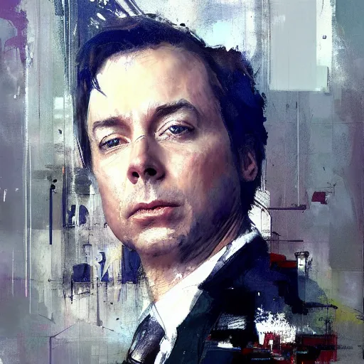 Prompt: jimmy mcgill painted by jeremy mann