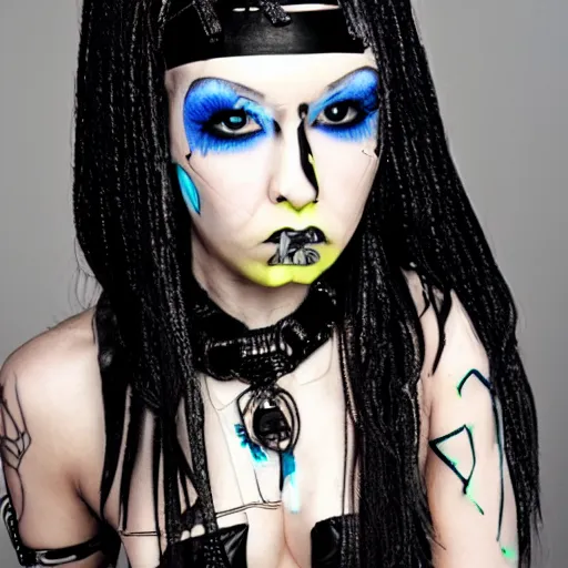 Image similar to cybergoth