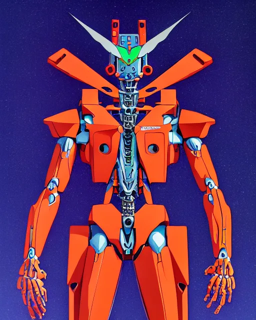 Image similar to full profile of evangelion mecha, eva unit 0 1 as vitruvian man by james jean and moebius, biomechanical, ultra wide angle, full body, no crop, golden ratio, ultra details, in the style of shusei nagaoka