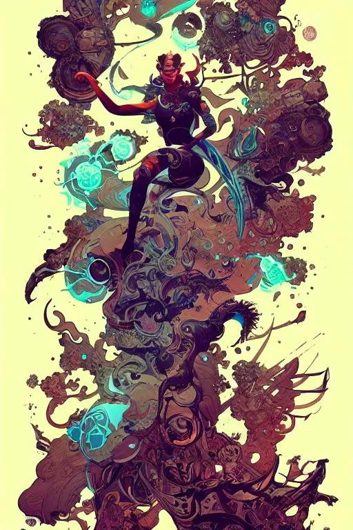 Prompt: full body tattoo design by kilian eng and victo ngai and james jean and peter mohrbacher and craig mullins