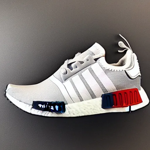 Prompt: Naurto themed NMD adidas sneakers