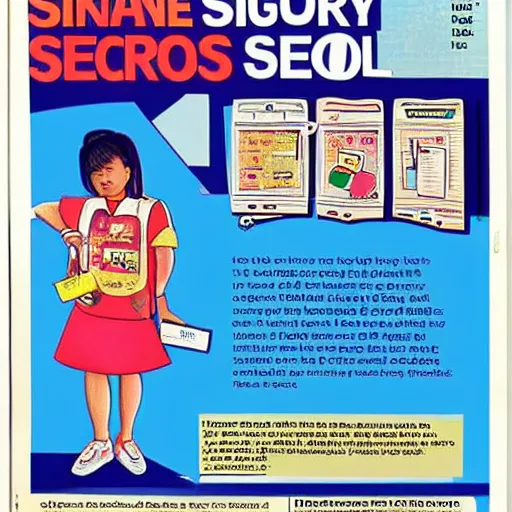 Image similar to 1 9 9 0 s singaporean public education poster for secondary schools