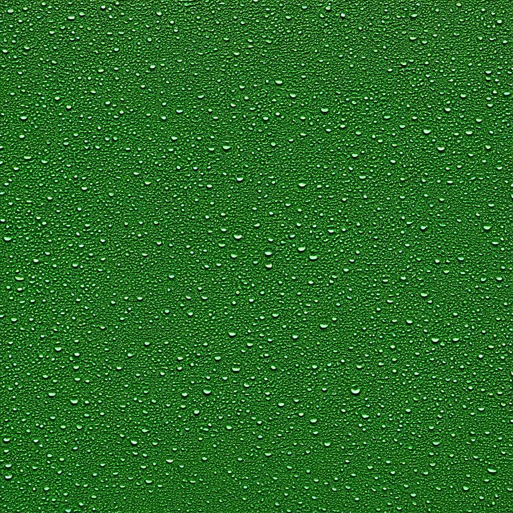 Prompt: raindrop texture on green wall, 8k