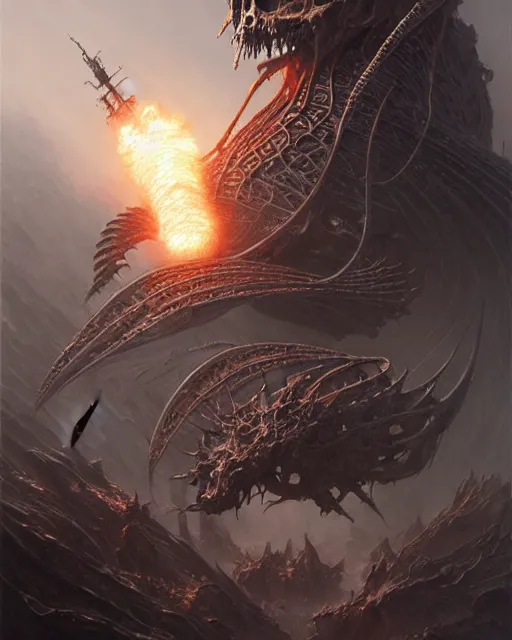 Image similar to The last enemy that shall be destroyed is death, artwork by artgerm, scifi, D&D, extraordinary phenomenon, fantasy, intricately detailed, elegant, digital painting, smooth, sharp focus, art by Greg Rutkowski and Ruth Asawa and Ted Nasmith