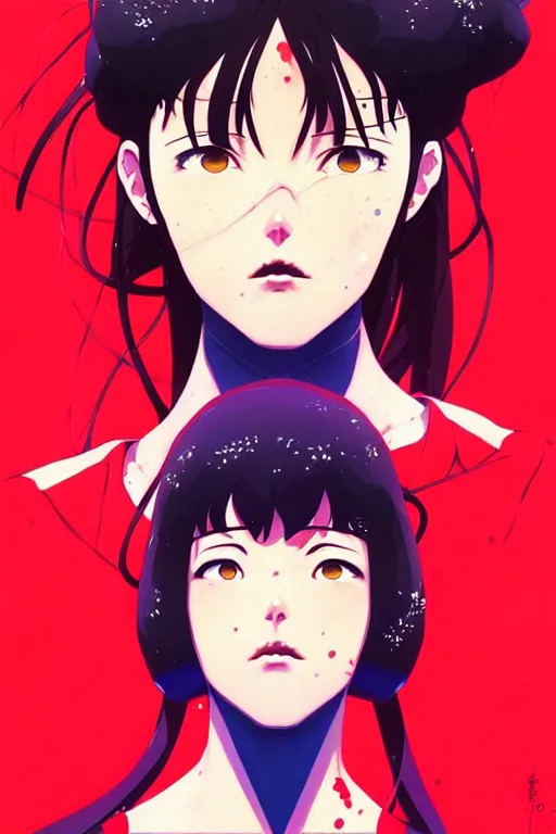 Image similar to a ultradetailed beautiful painting of misato from evangelion, by conrad roset, greg rutkowski and makoto shinkai trending on artstation