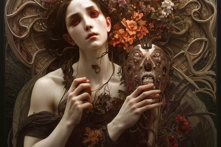 Prompt: ultra realistic, vykos, tzimisce, flesh, metamorphosis, vampire, sabbat, body horror, intricate details, eerie, highly detailed, octane render, 8 k, art by artgerm and alphonse mucha and greg rutkowski