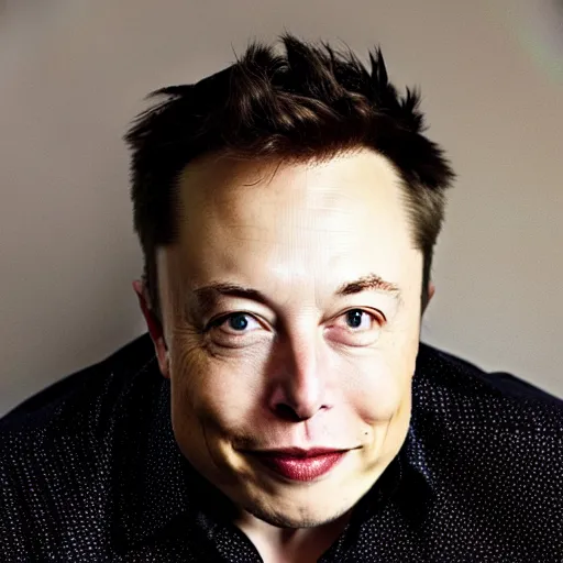 Prompt: elon musk boudoir photoshoot for calvin klein