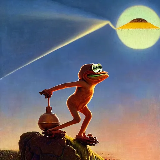 Pepe the Frog Dancing to His favorite rhythm from Lean On. on Make