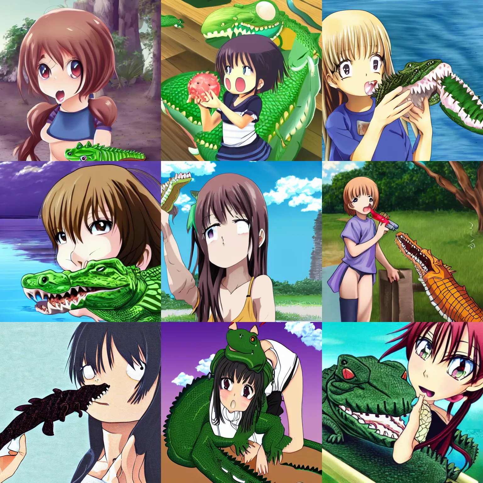 Crocodile, Dinosaur, Pond, Anime PNG Picture And Clipart Image For Free  Download - Lovepik | 401432805