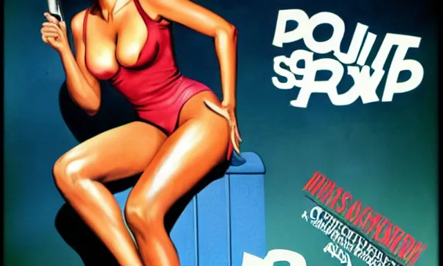 Image similar to halle berry in pin up poster