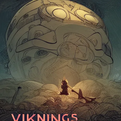 Prompt: A viking staring into the distancec by Feng Zhu and Loish and Laurie Greasley, Victo Ngai, Andreas Rocha, John Harris