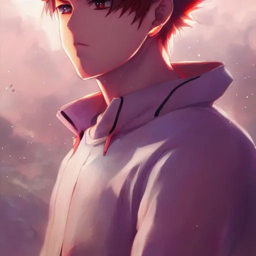 Image similar to anime portrait of Apollo as an anime boy by Stanley Artgerm Lau, WLOP, Rossdraws, James Jean, Andrei Riabovitchev, Marc Simonetti, and Sakimichan, trending on artstation