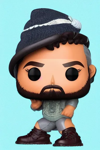 Image similar to “ very very intricate photorealistic photo of a hasan piker funko pop on a white background, award - winning details ”