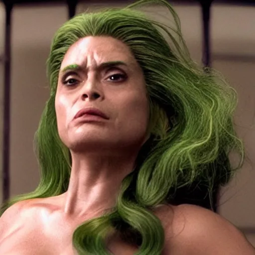 brie larson as she - hulk, movie still, Stable Diffusion