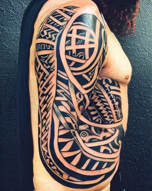 Image similar to tribal tattoo design art