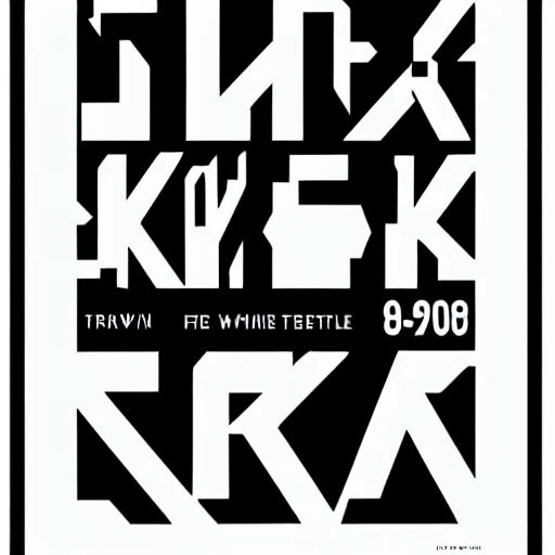 Image similar to black on white graphic poster in style of david rudnick, eric hu, acid, y 2 k, 8 k, graphicbrutalism