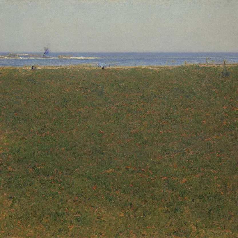 Prompt: Plants under the tsunami by Daniel Garber