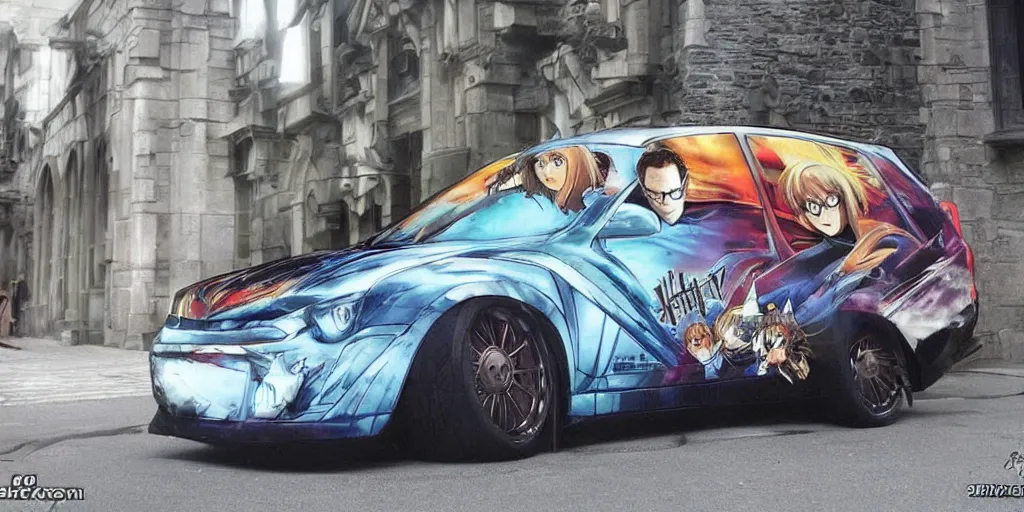 Anime Vehicle Livery Japanese Theme Side Car Wrap Cast Vinyl Both Sides HS  DXD  eBay