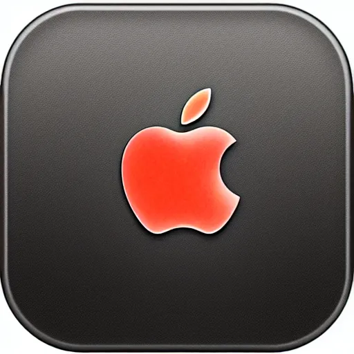 Prompt: Apple icon, ultrarealistic