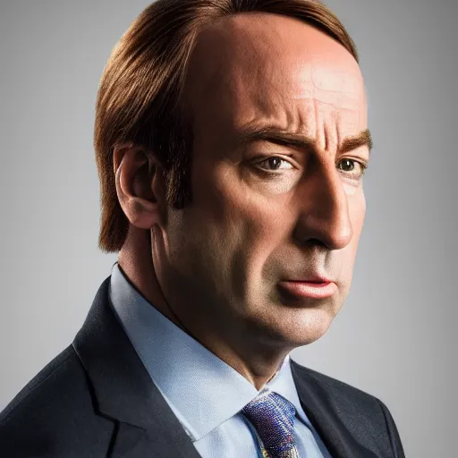 Image similar to super high quality saul goodman, realistic photorealistic high-resolution saul Goodman, very saul goodman, high def, saul, saul Goodman, better call saul, better call saul Goodman, 8k, 4k, professional, depth of field, sigma art 85mm f1.4, large sensor dslr, professional photo, saul goodman, very very saul goodman