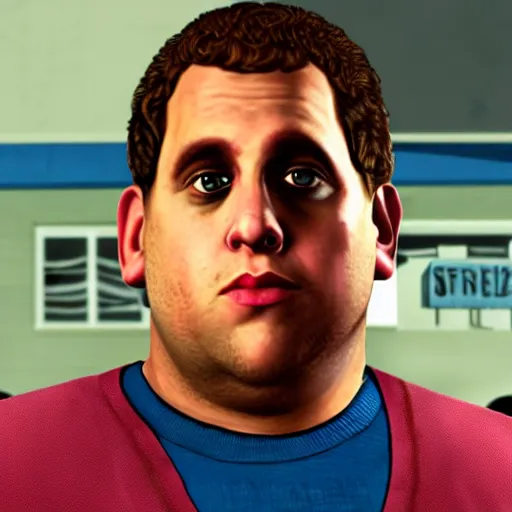 prompthunt: jonah hill as lester gta 5, 4k, video game