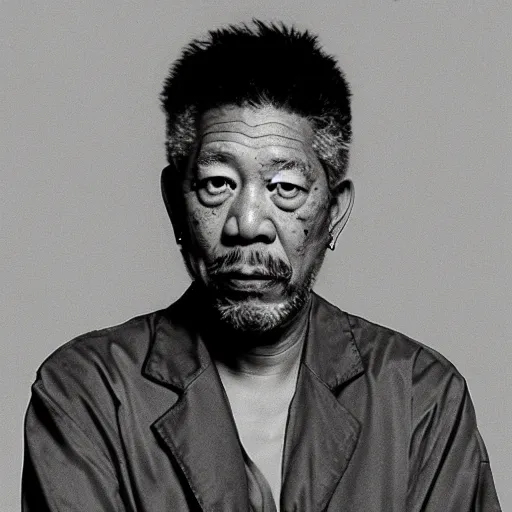 Image similar to asian morgan freeman, photo