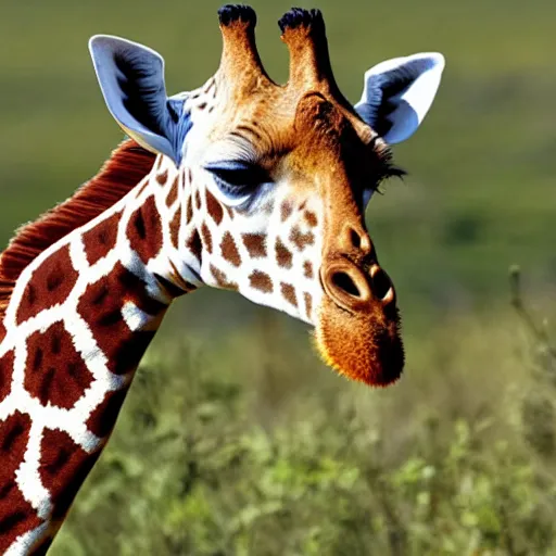 Prompt: giraffe eating humans