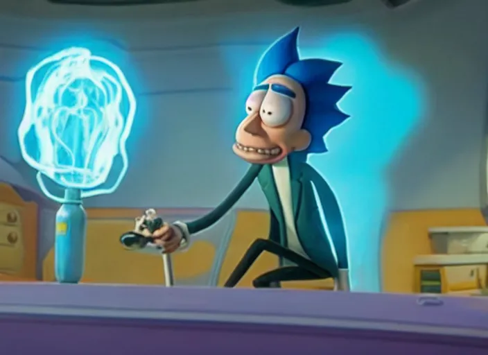 Prompt: film still of rick sanchez in the new pixar scifi movie 4 k,,,,,,,,,,,,,,,,,,,,,,,,,,,,,,,,,,,,,,,,,,,,,,,, rick and morty