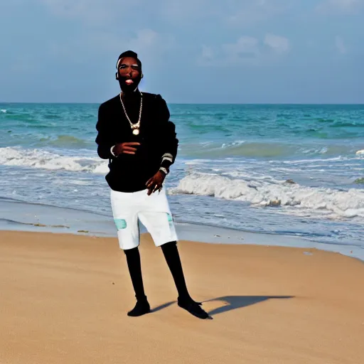 Image similar to glizzy on the beach