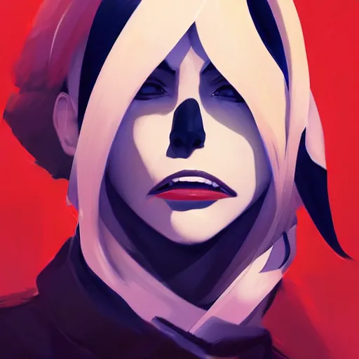 Image similar to face icon stylized minimalist bleach, loftis, cory behance hd by jesper ejsing, by rhads, makoto shinkai and lois van baarle, ilya kuvshinov, rossdraws global illumination