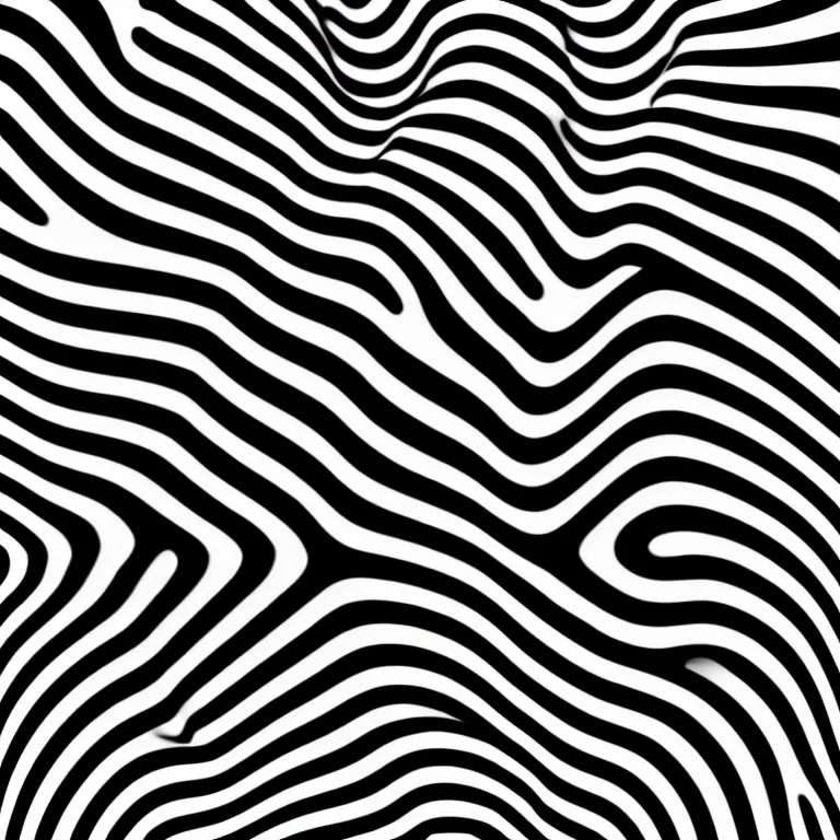 Image similar to illusory motion dazzle camouflage perlin noise optical illusion face