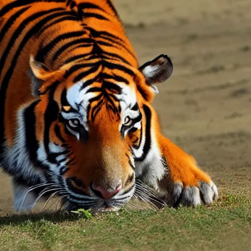 Image similar to horse tiger hybrid animal
