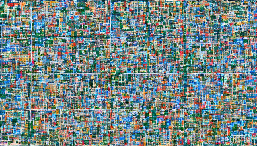 Prompt: favelas in rio, height map, bump map, 2. 5 d by piet mondrian