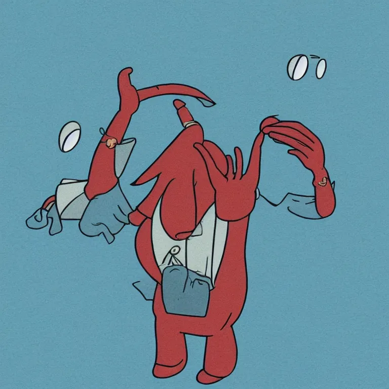 Image similar to “Dr. Zoidberg waving”