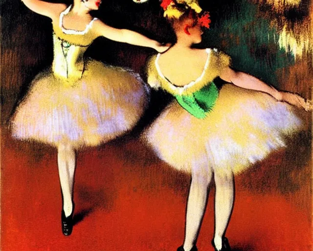 Image similar to vintage, melchizedek champagne bottle. cancan girl dancing, french, realistic, cheerful, 1 9 0 2, art by degas