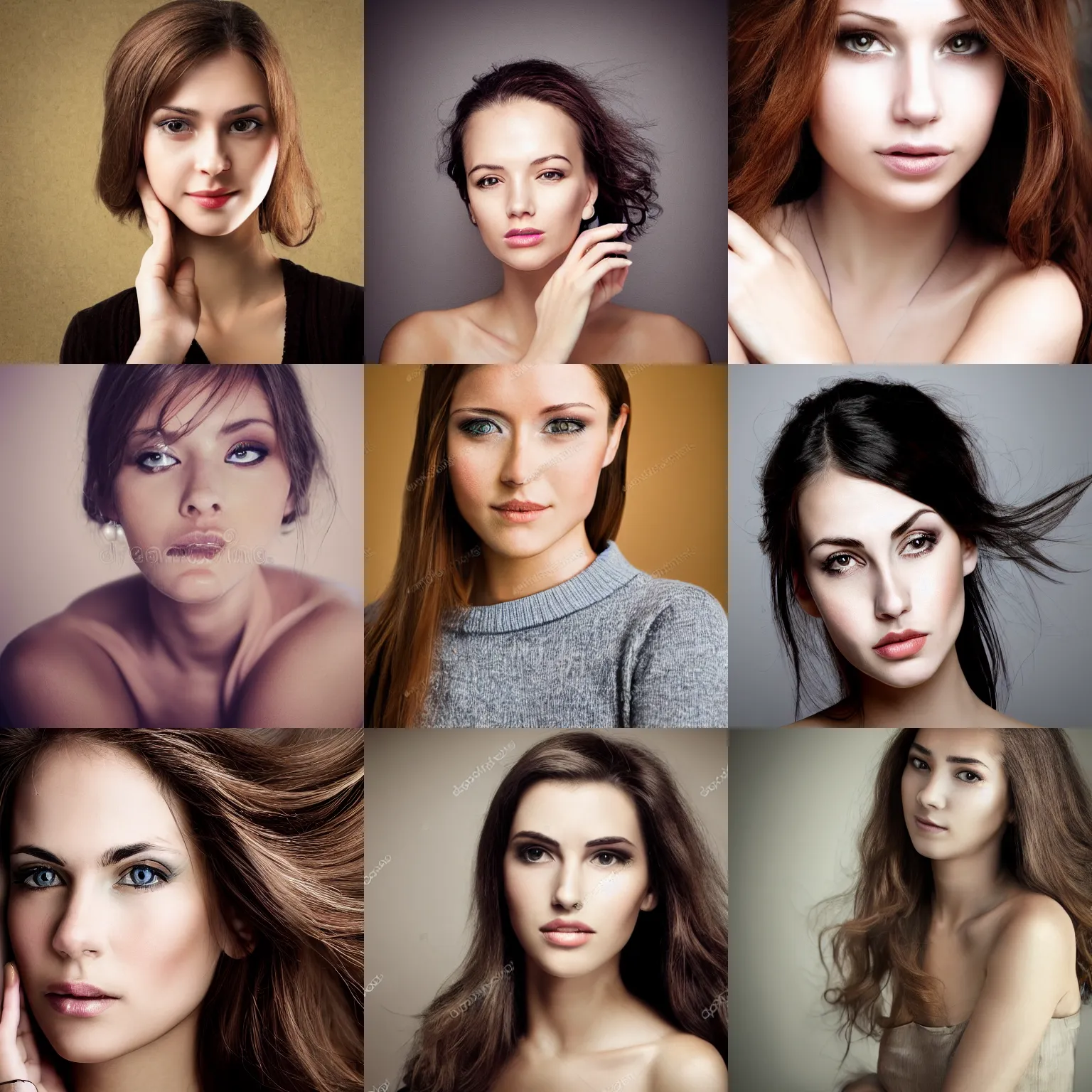 Image similar to beautiful woman portrait