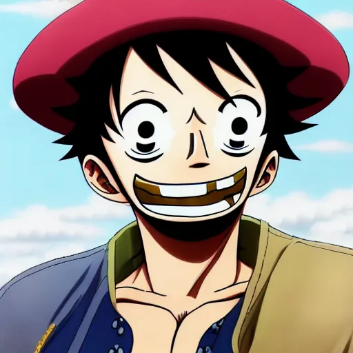 Image similar to friendly guy made in one piece artstyle, 8k, smooth, high detail, high quality, detaled face, anime, art