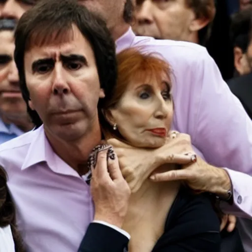 Prompt: nisman choking cristina kirchner