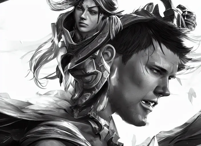 Image similar to channing tatum character concept art, digital illustration, trending on artstation, intricate details, epic composition, sharp focus, 8 k uhd, masterpiece, league of legends splash art