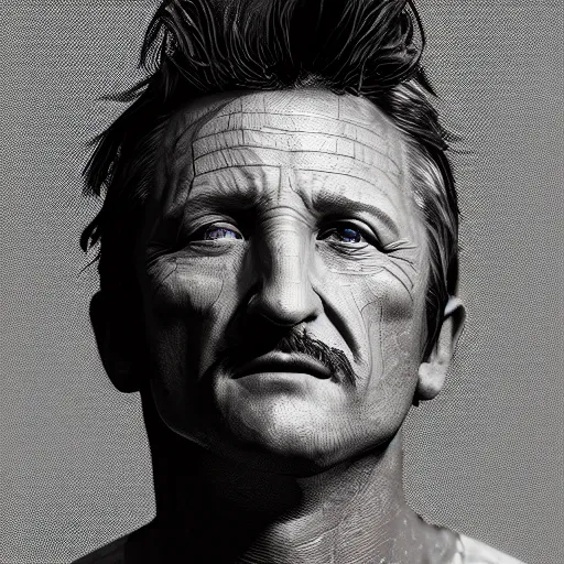 Image similar to hyperrealistic dslr film still of ball of ball point pen disguised as sean penn, stunning 8 k octane comprehensive 3 d render, inspired by istvan sandorfi & greg rutkowski & unreal engine, perfect symmetry, dim volumetric cinematic lighting, extremely hyper - detailed, incredibly real lifelike attributes & flesh texture, intricate, masterpiece, artstation, stunning