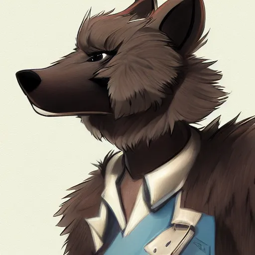 Prompt: a dressed anthropomorphic furry, artstation hq, stylized, sharp focus, concept art, furaffinity fursona, furry, comics page