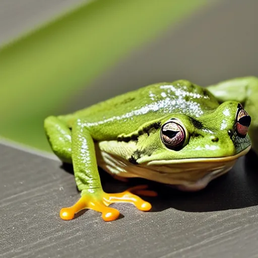 Image similar to frog eating man, 4k