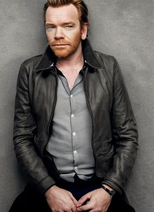 Prompt: professional portrait photography of Ewan McGregor