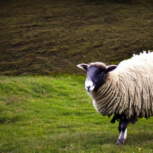 Prompt: Photograph of a sheep