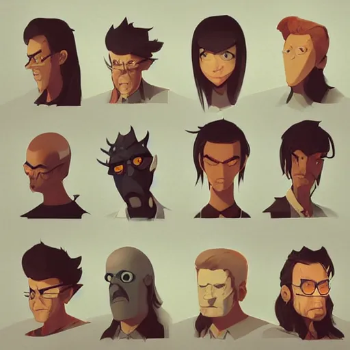 Image similar to face icon stylized minimalist regular show, loftis, cory behance hd by jesper ejsing, by rhads, makoto shinkai and lois van baarle, ilya kuvshinov, rossdraws global illumination