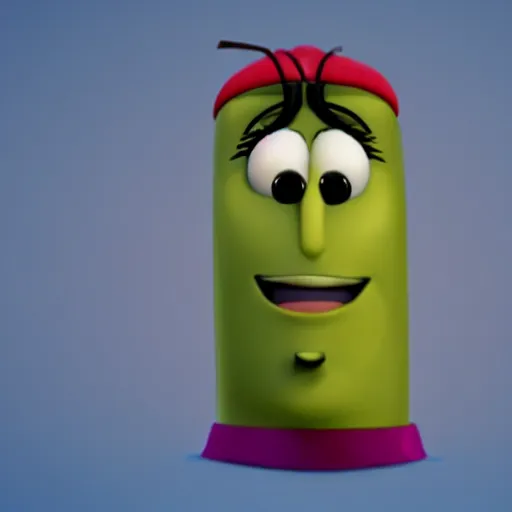Image similar to still of a character from veggietales who looks like lebron james, veggietales episode and style, 8 k, 4 k, high quality, hyperdetailed