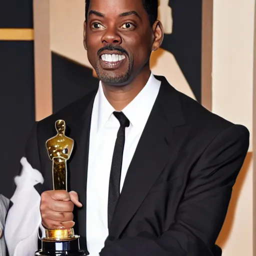 Image similar to chris rock slaps will smith at the academy awards