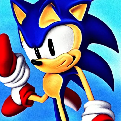 Image similar to sonic the hedgehog, underwater